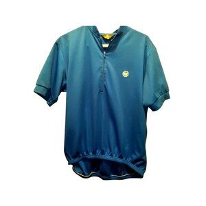 Canari Cycling Jersey*Blue*Mens Large*Short Sleeve*Polyester*Lightweight*EUC